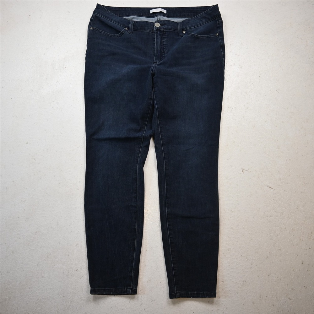 LC Lauren Conrad 16 Mid Rise Super Skinny Destroyed Rinse Stretch Denim Jeans
